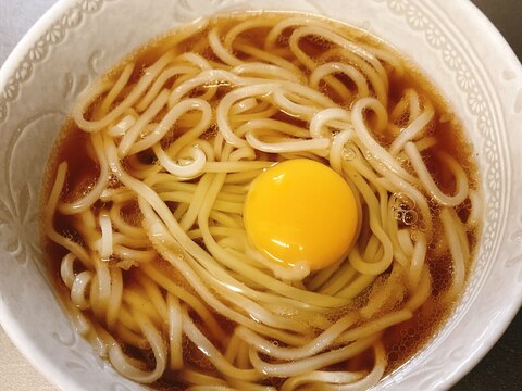 すき焼きの残り汁でうどん